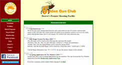 Desktop Screenshot of goldengunclub.com
